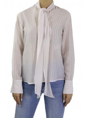 Camicia gessata con fiocco Options